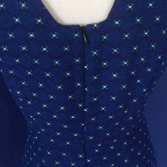 Vintage 60s inspired crochet tweed-like woven shift dress - mod retro secretary - Picture 8 of 13